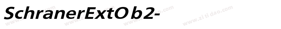 SchranerExtOb 2字体转换